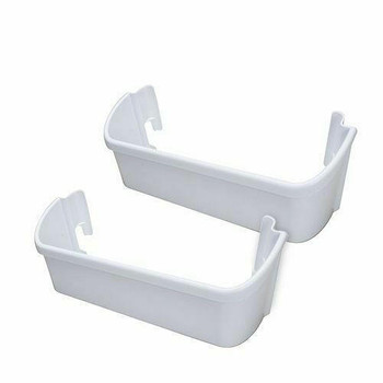 Door Bin Shelf White Compatible with Frigidaire Refrigerator 240323001 2 Pcs