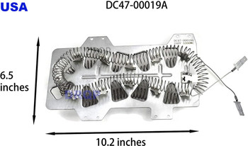 Dc47-00019A Heating Element Part Samsung Dryers Whirlpool Sears Kenmore