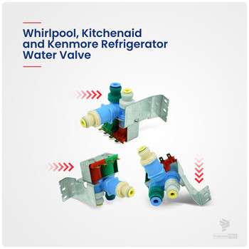 Supco Refrigerator Icemaker Water Valve – Replaces Whirlpool 4318047 (Bulk, No Hardware)