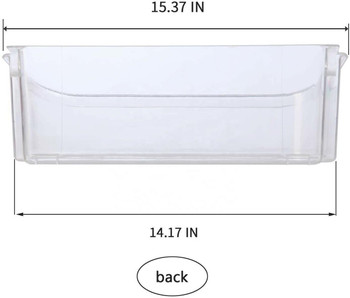 240356402 Clear Refrigerator Upper Door Bin Replacement Compatible w/Frigidaire