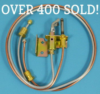 Water Heater Pilot Assembly includes pilot thermocouple and tubing propane LP