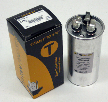 TRCD355-9 Lot of 9 Round 35 5 uf mfd 370 Volts Dual Run Capacitor Titan Pro