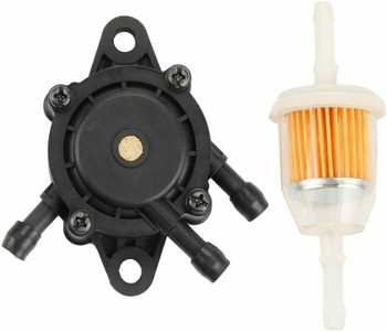 FUEL PUMP FOR BRIGGS and STRATTON KOHLER KAWASAKI WITH FUEL FILTER