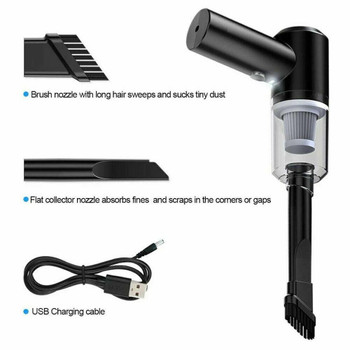 120W 5500PA Cordless Handheld Vacuum Cleaner Rechargeable Car Auto Home Duster