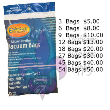 18 Hoover Windtunnel Upright Type Y Vacuum Bags by Envirocare (Micro-filtration)