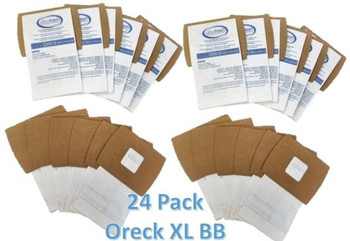 24 Pk Oreck XL Buster B BB Canister Vacuum Bags PKBB12DW Housekeeper Bag