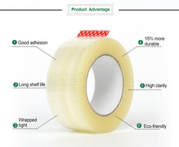 Packing Tape 36 Rolls 110 Yards 2 Mil 330 ft Clear Carton Sealing Tapes