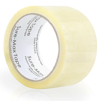 36 Rolls Carton Sealing Clear Packing Tape Box Shipping - 2 mil 2 x 55 Yards