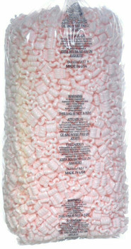 Packing Peanuts 3.5 cu ft - 1 Bag Pink Anti Static Popcorn Free Shipping