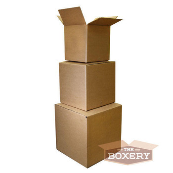 50 8x8x8 Corrugated Shipping Boxes - 50 Boxes