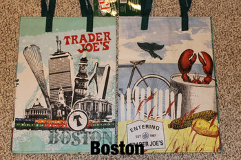 U Pick 1 24 Choices Trader Joes ECO Reusable Shopping Grocery Tote Bag NWT