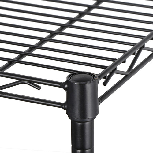 4-Tier Wire Shelving Rack Shelf Household Kitchen Storage Metal Shelf Organizer