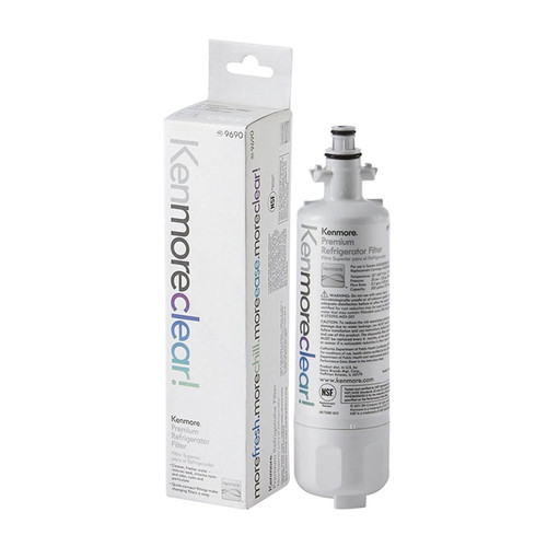 Kenmore 46-9690 Refrigerator Water Filter, Elite 795 Series, kenmore elite 9690 water filter, white color.