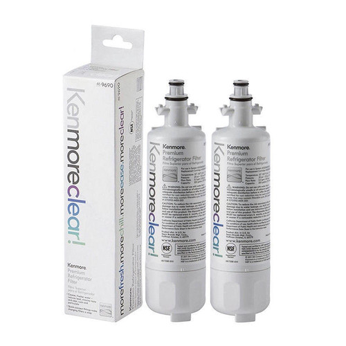 2 Pack Kenmore 46-9690 Water Filter ADQ36006101 ADQ36006102