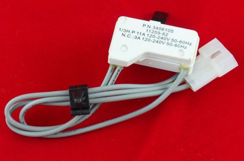 3406105 Whirlpool Dryer Door Switch Assembly fits 3405104 528947 3406104