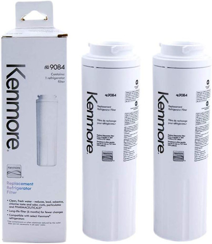 Kenmore 46-9084 46-9006 Refrigerator Water Filter 2 Pack | EDR4RXD1 Whirlpool Filter 4 UKF8001 4396395 BORPLFTR20 00798470 Compatible