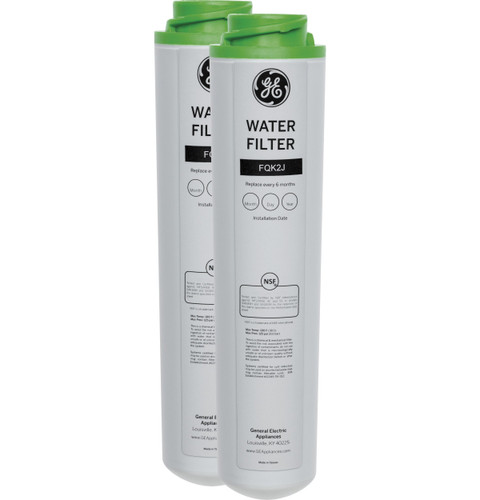 GE FQK2J Under Sink Water Filter Replacement Cartridge | Fits GE GXULQR GXULQK Under Counter Water Filtration Systems | Reduces Lead & Chlorine