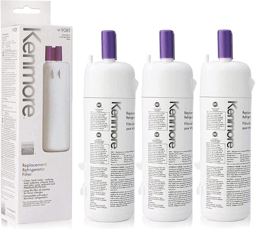 3 Pack Kenmore 46-9081 46-9930 Water Filter