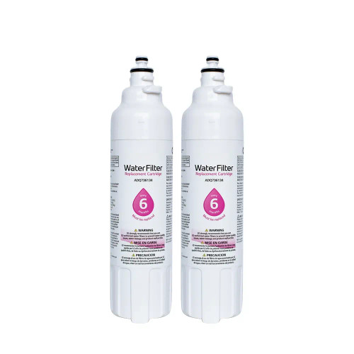 2 Pack LG LT800P ADQ73613401 Kenmore 46-9490 Water Filter