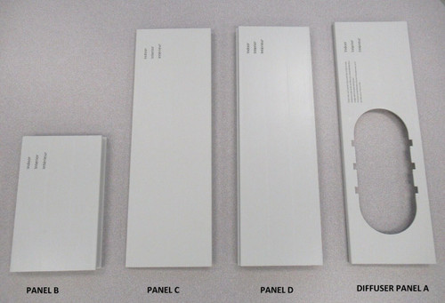 LG Portable Air Conditioner Window Panel Kit for 2017 LG Portable AC Models