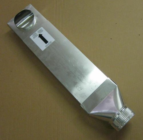 UD48S 4 Dryer Vent Space Saver Aluminun Venting Duct 90 Inlet Straight Outlet