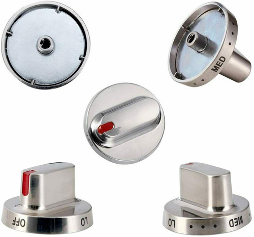5Pcs DG64-00472A,DG64-00347A Stove Knobs Range Knobs Compatible with Samsung