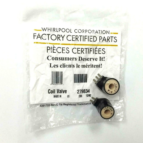 279834 OEM Dryer Gas Valve Solenoid PS334310, AP3094251, WE04X10020