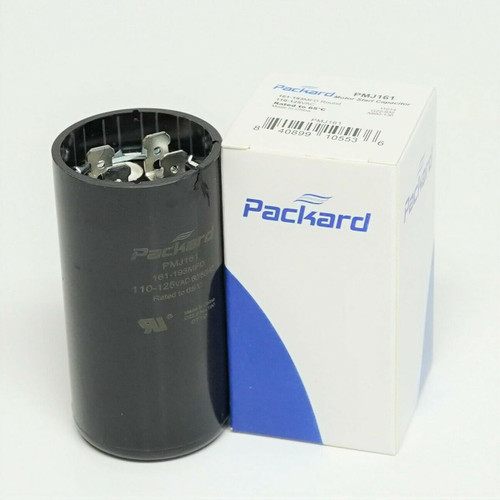 Packard PMJ161 Motor Start Capacitor 161-193 MFD UF / 110-125 VAC