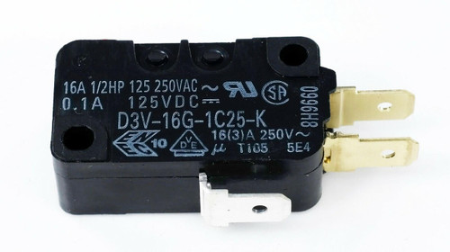OMRON D3V-16G-1C25-K Microwave Switch 28QBP0495 4392027 WB24X10103 Pack 2