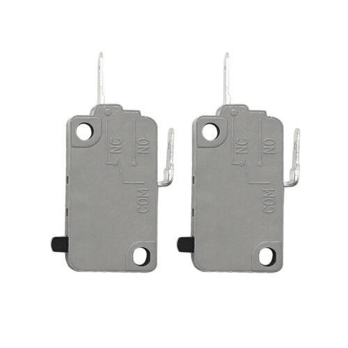 2Pcs KW3A 16A 125V/250V Microwave Oven Door Micro Switch Normally Close Grey USA