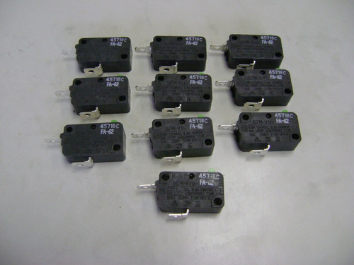 10 NEW SZM-V16-FA-62 FA62 NORMALLY CLOSE MICROWAVE OVEN DOOR MICRO SWITCH