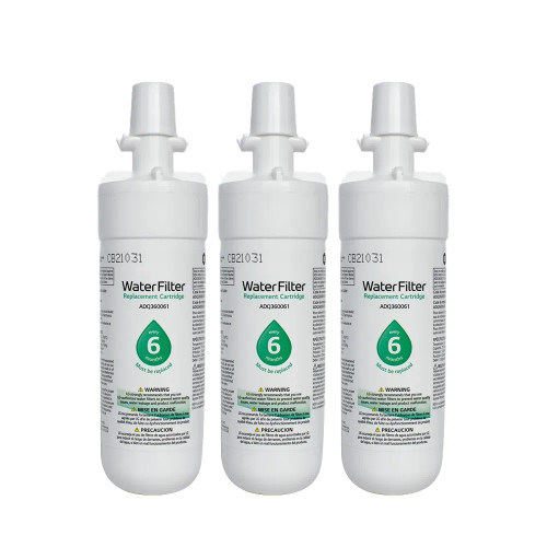 3 Pack LG LT700P Water Filter ADQ36006101 ADQ36006102 Kenmore 46-9690