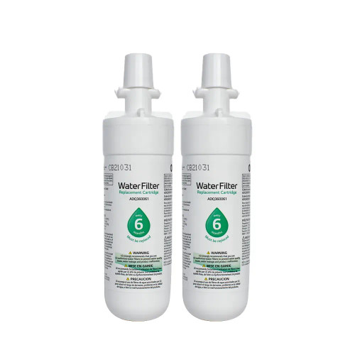 2 Pack LG LT700P Water Filter ADQ36006101 ADQ36006102 Kenmore 46-9690