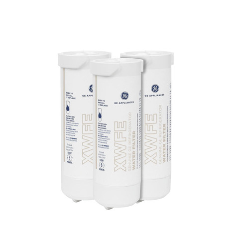 3 Pack GE XWFE Refrigerator Water Filter