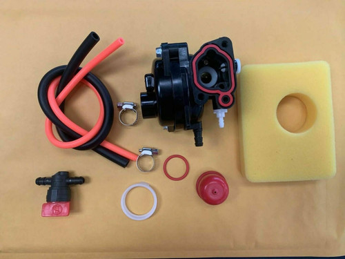 Generic Replacement Carburetor kit for Briggs and Stratton 125cc MTD push mower parts.