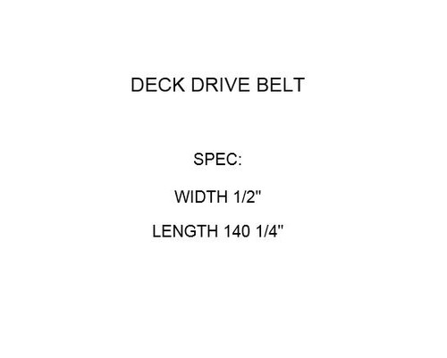 Deck Drive Belt for John Deere L130 LA130 LA140 LA145 LA155 GX21833 GX20571