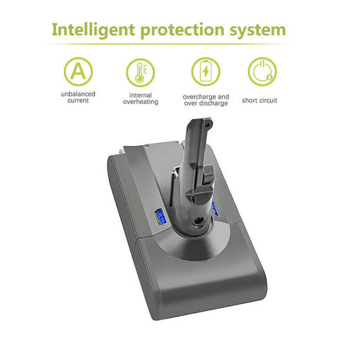 8000mAh for Dyson V8 Battery SV10 V8 Absolute V8 Animal Fluffy Cordless Vacuum