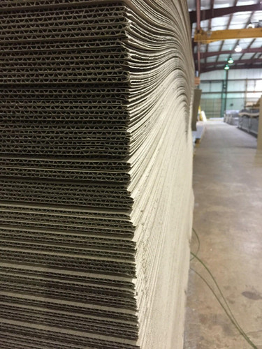 100 pcs 8 1/2 x 11 Corrugated Cardboard Pads 32 ECT Insert Sheet 8.5 x 11