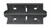 Edsal Muscle Rack D Steel Post Coupling 4 Pack - BLACK and GREY AVAILABLE