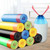 Small Drawstring Trash Bags Colorful Thin Plastic Disposable Garbage Bags 75pcs