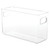 Clear Storage Bins with Handles Stackable Fridge Freezer Pantry Organizer Bins