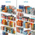 Clear Storage Bins with Handles Stackable Fridge Freezer Pantry Organizer Bins
