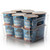 Clear Storage Bins with Handles Stackable Fridge Freezer Pantry Organizer Bins