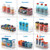 Clear Storage Bins with Handles Stackable Fridge Freezer Pantry Organizer Bins