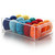 Clear Storage Bins with Handles Stackable Fridge Freezer Pantry Organizer Bins