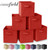 6 Collapsible Foldable Cloth Fabric Cubby Cube Storage Bins Baskets for Shelves
