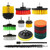 12/21 Pcs Electric Drill Brush Attachment Set Cleaning Kit Power Scrubber Pads