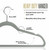 Utopia Home Velvet Suit Hangers 50 Pack Heavy Duty Non Slip Premium Ivory