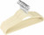 Utopia Home Velvet Suit Hangers 50 Pack Heavy Duty Non Slip Premium Ivory