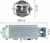 DC97-14486A Dryer Heating Element Duct Assembly Replace DC97-08891A Samsung